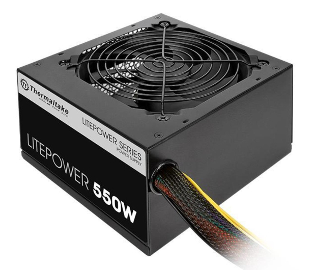 THERMALTAKE Litepower II Black 550W (Active PFC, 2xPEG, 120mm, Single Rail) PS-LTP-0550NPCNEU-2 - 402021 - zdjęcie